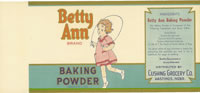 Show product details for BETTY ANN BAKING POWDER