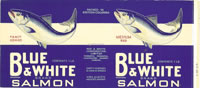 Show product details for BLUE & WHITE