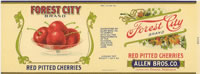 Show product details for FOREST CITY RED PITTED CHERRIES