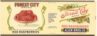 Show product details for FOREST CITY RED RASPBERRIES