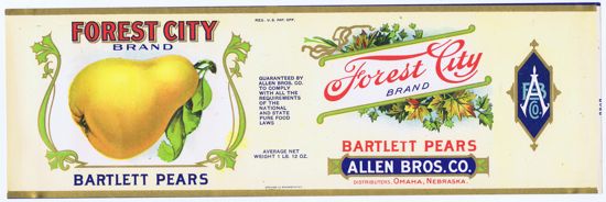 Show product details for FOREST CITY BARLETT PEAR