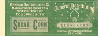 Show product details for GENERAL DISTRIBUTING SUGAR CORN