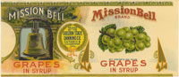 Show product details for MISSION BELL GRAPES IN SYRUP