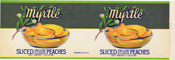 Show product details for MYRTLE BRAND PEACHES
