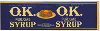Show product details for O.K. PURE CANE SYRUP