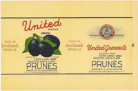 Show product details for UNITED PRUNES