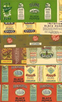 Show product details for SPICE TIN LABEL COLLECTION