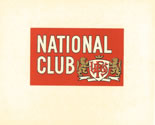 NATIONAL CLUB