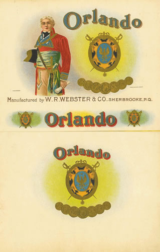 ORLANDO inner label and top sheet