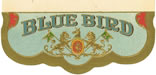 BLUE BIRD back flap label