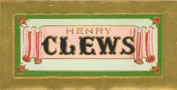 HENRY CLEWS