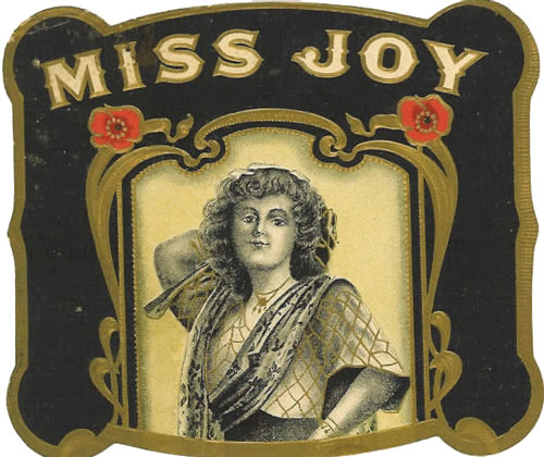 MISS JOY die cut