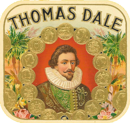 Cerebro THOMAS DALE Original Antique Label Art