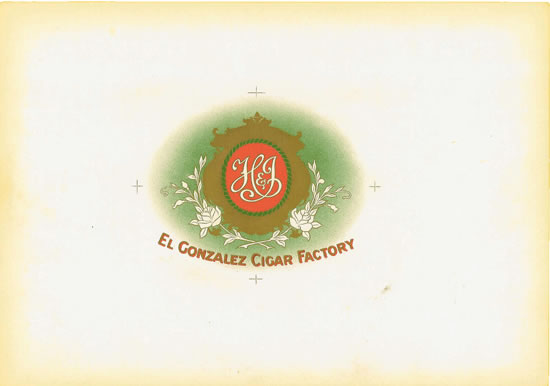EL GONZALEZ CIGAR FACTORY green