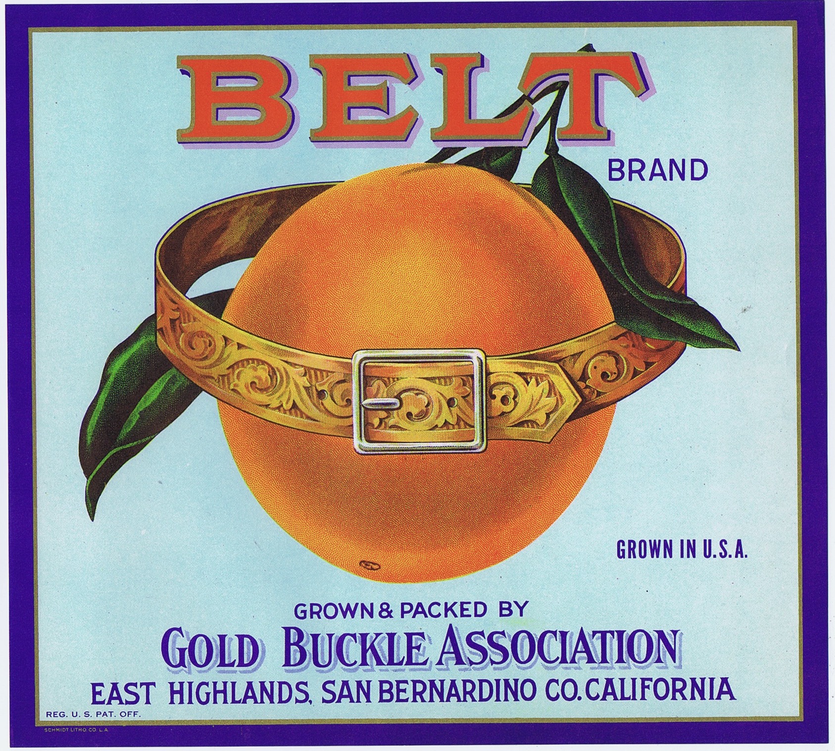 Bible *AN ORIGINAL LABEL* Hebrew REBECCA Vintage Placentia Orange Crate Label