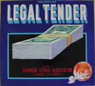 LEGAL TENDER