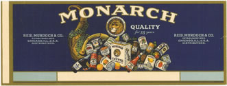 MONARCH CASE LABEL