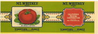 MT. WHITNEY TOMATOES PUREE 1lb 12 oz