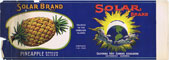 SOLAR BRAND PINEAPPLE