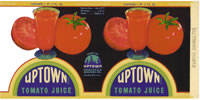 UPTOWN TOMATOE JUICE CAN 1 Pint 7 oz