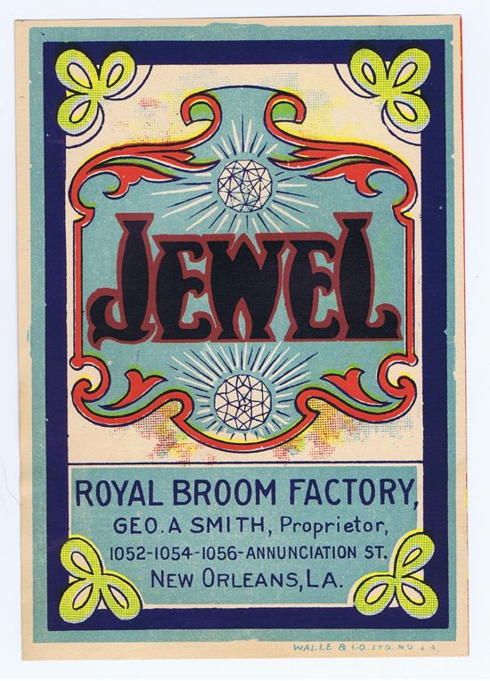JEWEL Broom Label