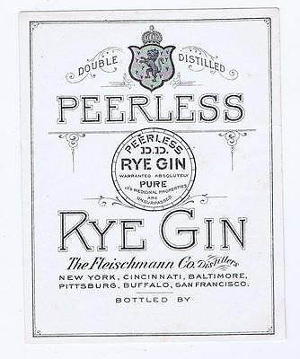 Peerless Rye Gin