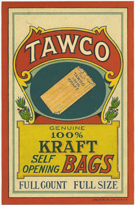 TAWCO KRAFT SELF OPENING BAGS