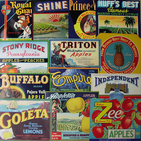 FRUIT CRATE LABEL COLLECTION