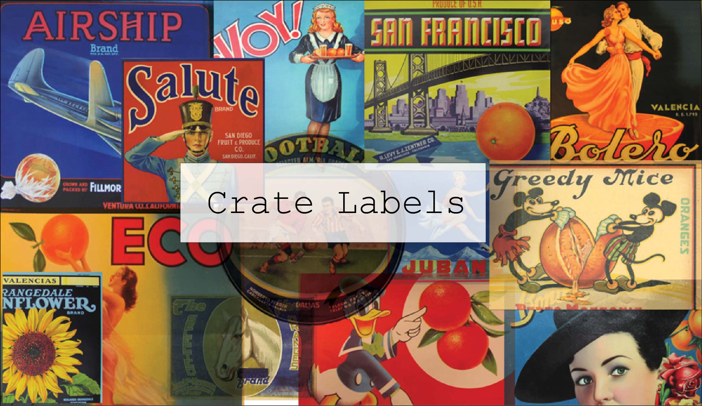 Fruit and Vegetable Crate Labels